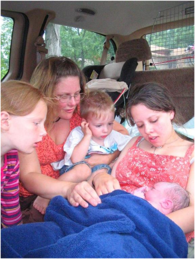 countrymidwife.com, oakgrovebirthcenter.com, car birth,